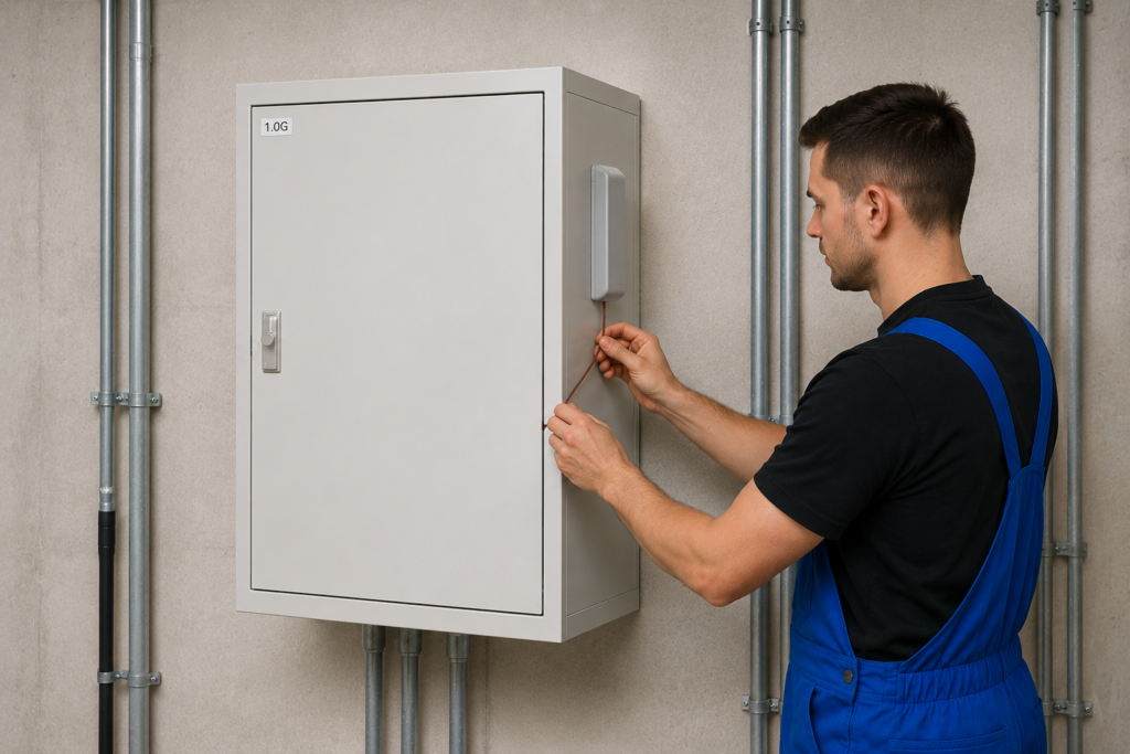 smart metering monteur antenne zählerkasten